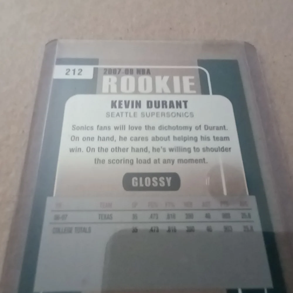 Kevin Durant Rookie Card - Picture 6 of 7